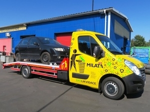 Likvidace automobilu Huslenky