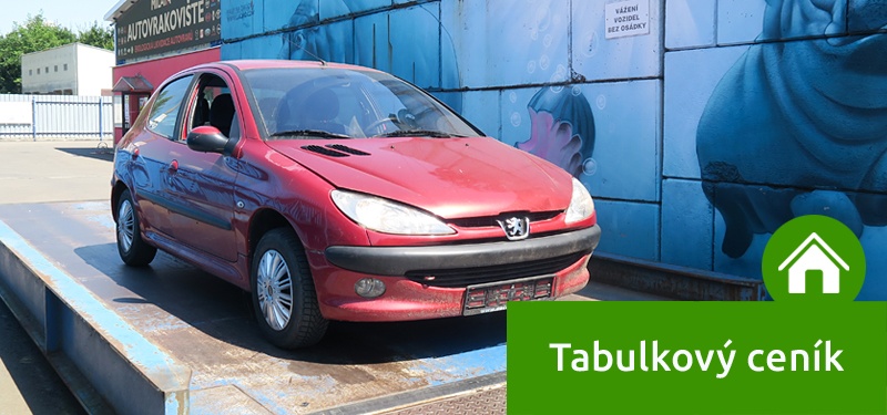 Autovrak dodám na vrakoviště