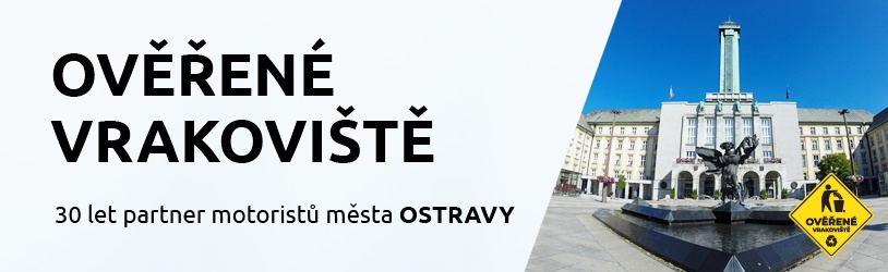 Ověřené vrakoviště Ostrava - partner motoristů